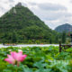 တရုတ်နိုင်ငံ ယူနန်ပြည်နယ် ဝန်ဆန်းရှိ သဘာဝ ခရီးသွား ဥယျာဉ် မြင်ကွင်းများအား ဇူလိုင် ၁၀ ရက်တွင် တွေ့ရစဉ် (ဆင်ဟွာ)