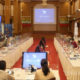 အစိုးရနှင့် NCA-S EAOs အလုပ်အဖွဲ့ ညှိနှိုင်း အစည်းအဝေး ကျင်းပနေစဉ် (ဆင်ဟွာ)