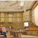 ပြည်ထောင်စု လွှတ်တော် အစည်းအဝေးခန်းမအတွင်းသို့ လွှတ်တော် နာယက ရောက်ရှိစဉ် (ဆင်ဟွာ)