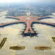 တရုတ်နိုင်ငံ Beijing Daxing နိုင်ငံတကာလေဆိပ် အဆောက်အအုံကို တွေ့ရစဉ် (ဆင်ဟွာ)