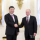တရုတ်နိုင်ငံ သမ္မတ ရှီကျင့်ဖိန်နှင့် ရုရှားနိုင်ငံ သမ္မတ ပူတင် ၂၀၁၉ ခုနှစ် ဇွန် ၅ ရက်က မော်စကိုမြို့တွင် တွေ့ဆုံဆွေးနွေးစဉ်(ဆင်ဟွာ)