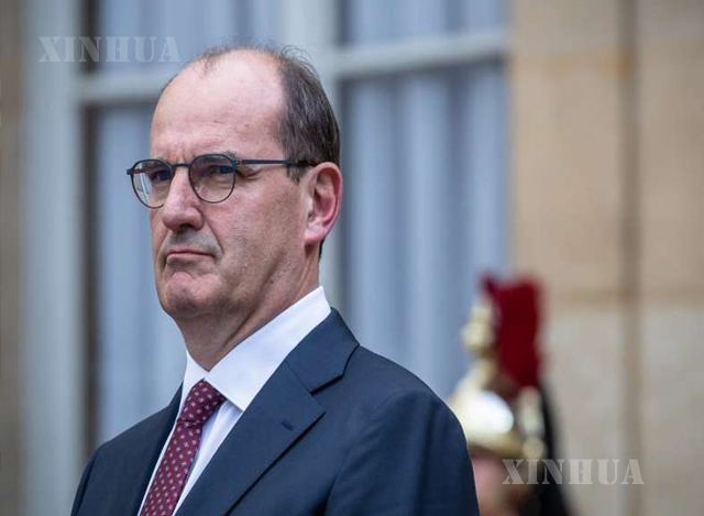 ပြင်သစ်နိုင်ငံ ဝန်ကြီးချုပ် Jean Castex ကို တွေ့ရစဉ် (ဆင်ဟွာ)