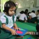 ရန်ကုန်မြို့ရှိ ကျောင်းတစ်ကျောင်းတွင် KG တန်းတက်ရောက်နေသည့် ကျောင်းသူ/ ကျောင်းသားများ အားတွေ့ရစဉ်(ဆင်ဟွာ)