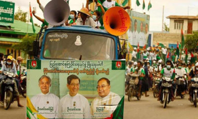 ၂၀၂ဝ ပြည့်နှစ်ရွေးကောက်ပွဲအတွက် ပြည်ထောင်စုကြံ့ခိုင်ရေးနှင့် ဖွံ့ဖြိုးရေးပါတီ(USDP)မဲဆွယ်စည်းရုံးစဉ်(ဓာတ်ပုံ- USDP)