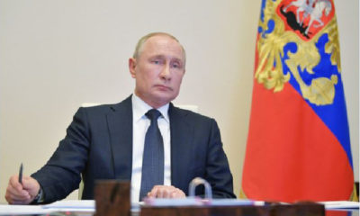 ရုရှားနိုင်ငံ သမ္မတ ဗလာဒီမာပူတင်ကို တွေ့ရစဉ် (ဓာတ်ပုံ- Sputnik via Xinhua)