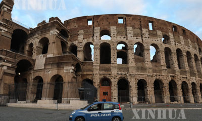 အီတလီနိုင်ငံ ရောမမြို့ရှိ ကိုလော့စီယမ်၏မြင်ကွင်းများအား နိုဝင်ဘာ ၄ ရက်က တွေ့ရစဉ် (Xinhua/Cheng Tingting)