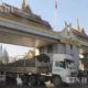 မြန်မာ-တရုတ် နှစ်နိုင်ငံ မူဆယ် နယ်စပ်ဂိတ်အား တွေ့ရစဉ် (ဆင်ဟွာ)
