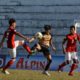 ယူ-၂၁ ဘောလုံးအသင်း ယှဉ်ပြိုင်ကစားနေမှုအားတွေ့ရစဉ် (ဓာတ်ပုံ--Myanmar National League)