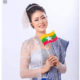 Mrs. Universe Myanmar 2020 အေမီဇင်ဝင်းအားတွေ့ရစဉ် (ဓာတ်ပုံ-- Ami Zin Win Facebook )