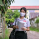 လာအိုနိုင်ငံ ဗီယင်ကျန်းမြို့တွင် COVID-19 ရောဂါကာကွယ်ရေးအတွက် နှာခေါင်းစည်း အကာအကွယ်များဖြင့် ကျောင်းတက်နေကြသည့် ကျောင်းသားကျောင်းသူများအား မေလအတွင်းက တွေ့ရစဉ်(ဆင်ဟွာ)