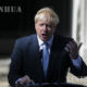 ဗြိတိန်နိုင်ငံဝန်ကြီးချုပ် Boris Johnson မိန့်ခွန်းပြောကြားနေသည်ကိုမြင်တွေ့ရစဉ်(ဆင်ဟွာ)