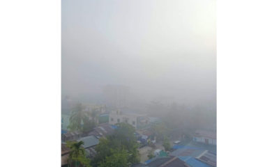 ရန်ကုန်မြို့ရှိ ဆောင်းမနက်ခင်းအားတွေ့ရစဉ် (ဆင်ဟွာ)