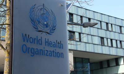 ဆွစ်ဇာလန်နိုင်ငံ ဂျီနီဗာမြို့ရှိ ကမ္ဘာ့ကျန်းမာရေးအဖွဲ့ (WHO) ရုံးချုပ်အပြင်ပိုင်းမြင်ကွင်းအား ၂၀၂၀ ပြည့်နှစ် ဇန်နဝါရီ ၂၂ ရက်က တွေ့ရစဉ်(ဆင်ဟွာ)