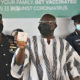 ဂါနာနိုင်ငံ ဒုတိယသမ္မတ Mahamudu Bawumia (ရှေ့) အား COVID-19 ကာကွယ်ဆေးထိုးနှံမှုခံယူပြီးနောက် မတ်လ ၁ ရက်က တွေ့ရစဉ် (ဆင်ဟွာ)
