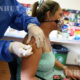 ဥရုဂွေးနိုင်ငံ၌ မတ်လ ၁ ရက်တွင် ဆေးဘက်ဆိုင်ရာဝန်ထမ်း က အမျိုးသမီးတစ်ဦးအား တရုတ်နိုင်ငံ ထုတ် Sinovac COVID-19 ရောဂါ ကာကွယ်ဆေး ထိုးနှံပေးနေစဉ်(ဆင်ဟွာ)