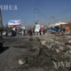 အာဖဂန်နစ္စတန်နိုင်ငံ ကဘူးလ်မြို့တွင် ပေါက်ကွဲမှုဖြစ်ပွားရာနေရာတစ်ခုအား တွေ့ရစဉ် (ဆင်ဟွာ)