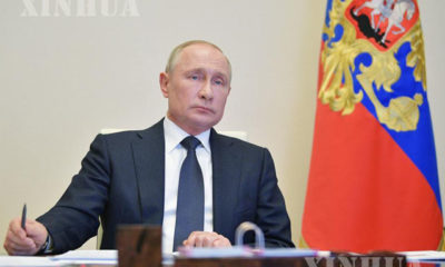 ရုရှားနိုင်ငံသမ္မတဗလာတီမာပူတင်အားတွေ့ရစဉ်(ဆင်ဟွာ)